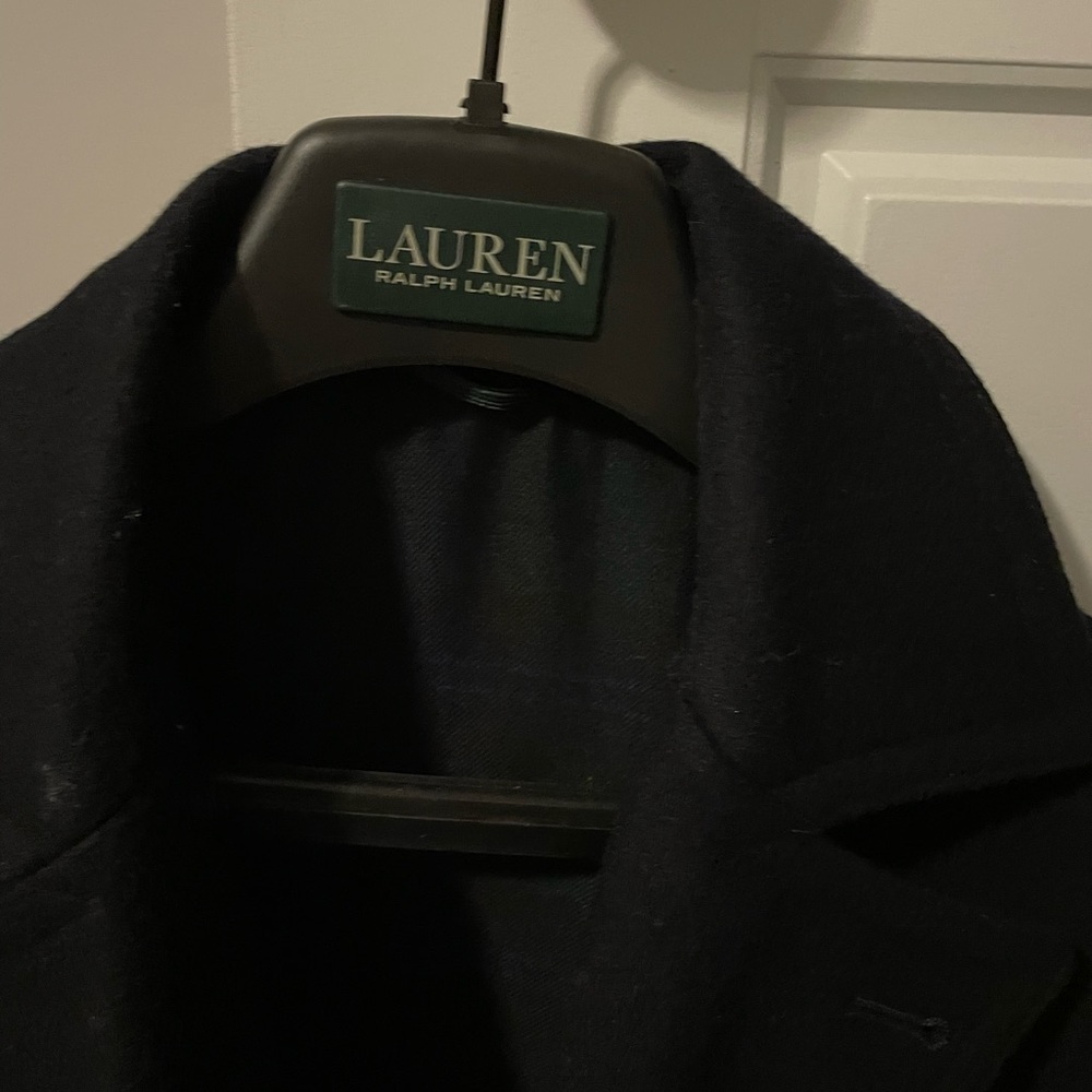 Boys Ralph Lauren Peacoat size 14R Color Navy Blue